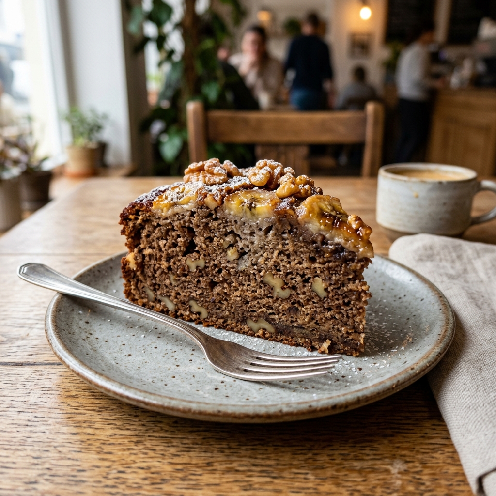 Ragi Walnut Banana Cake